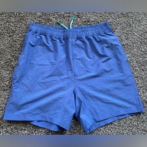 Myles Apparel Mens blue Everyday shorts 6” inseam size small